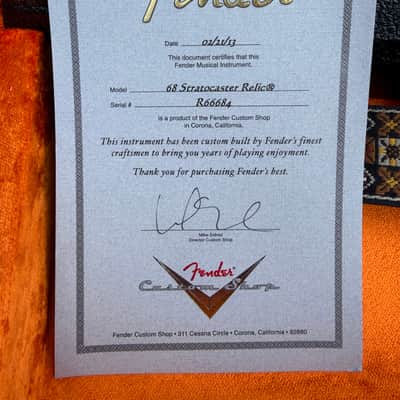 Fender Stratocaster Custom Shop 68 Relic image 13