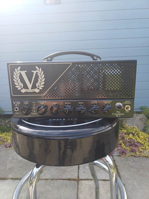 Victory Amps V30 The Countess MkII Compact Series 42-Watt Guitar Head 2018 - Black Chrome image 1