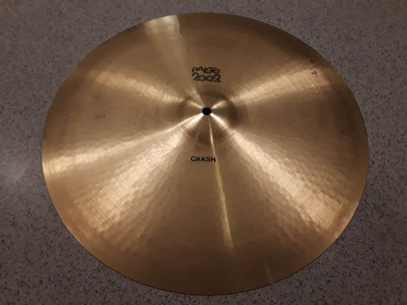 Paiste 20" 2002 "Black Label" Crash Cymbal 1971 - 1980 image 1