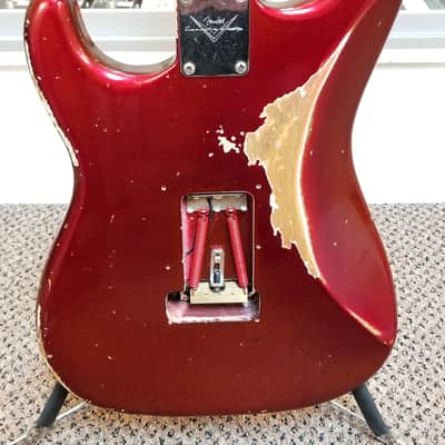 used 2012 Fender Custom Shop Greg Fessler Masterbuilt 1956 Stratocaster Relic HSS Floyd Rose, Excellent Condition with OHSC! image 13
