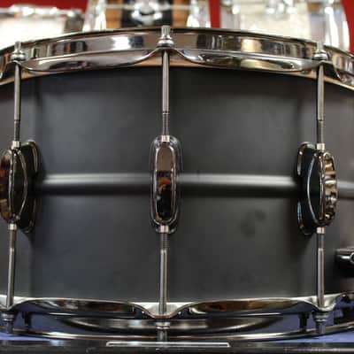 Tama 8x14 Sound Lab Project Big Black Steel Snare Drum image 4