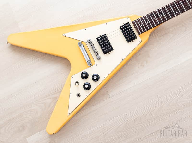 1983 Gibson Flying V '67 Spec Vintage Guitar Alpine White w/ Tim Shaw PAFs, Case & Hangtags image 1