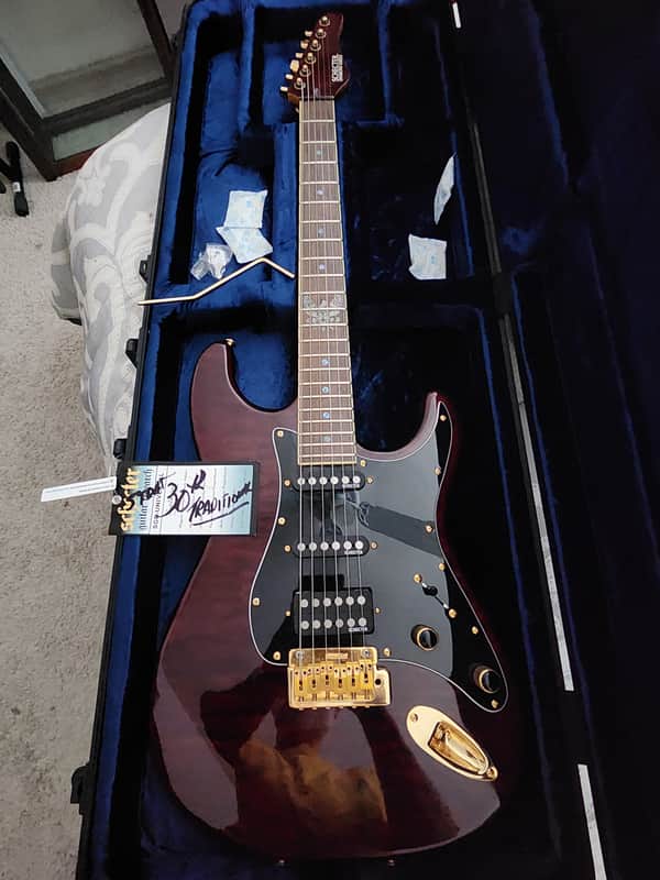 2006 SCHECTER 30TH ANNIVERSARY TRADITIONAL "ULTRA RARE" - DEEP WINE RED image 1