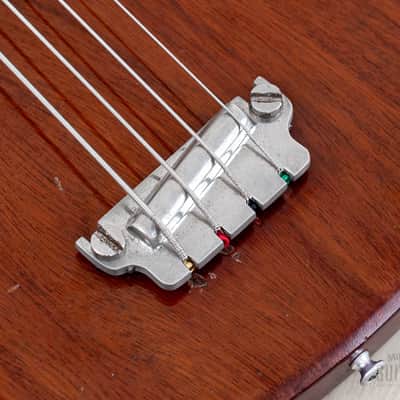 1963 Gibson EB-0 Cherry Vintage Short Scale SG Bass, 100% Original w/ Case image 8