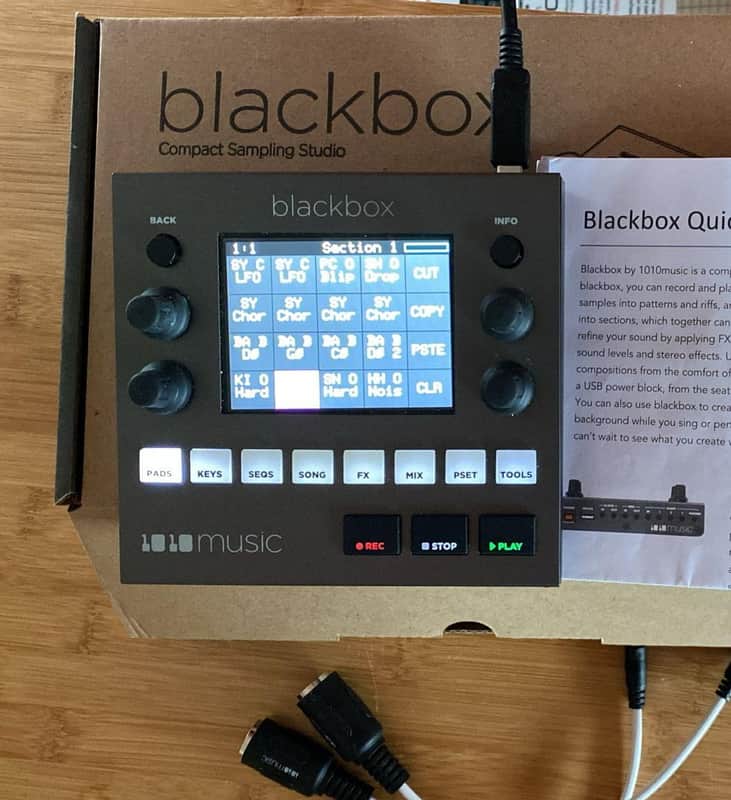 1010 Music Blackbox Sampling Workstation Studio Synth DJ Sampler Sequencer Including SIM Card image 1