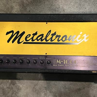 Metaltronix M-1000 100 watt electric guitar amp designed by Lee Jackson image 1