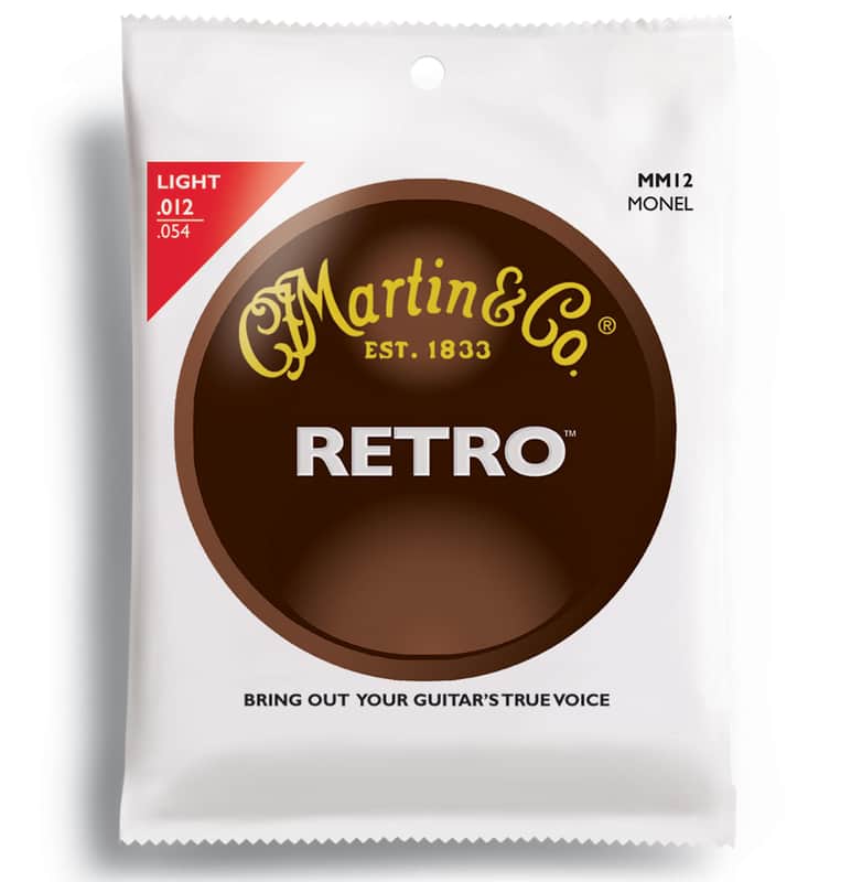 Martin MM12 Retro Acoustic Guitar Strings 0.012 - 0.054 Light image 1