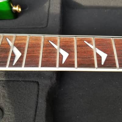 2000-2002 Hamer Californian Deluxe MIK Boomers  Green Flame 27 Frets Floyd Rose image 11