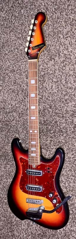 Vintage holiday Double cut electric guitar made in japan image 1