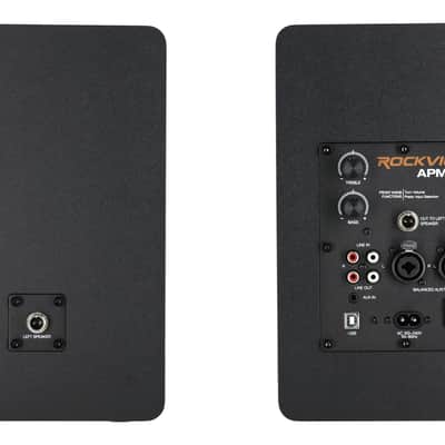 2) Rockville APM5B v2 5.25" Active Powered Studio Monitor Speakers USB+Bluetooth image 3