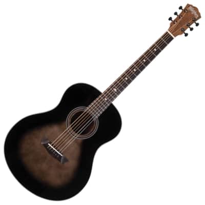 Washburn Novo S9 Bella Tono Studio Acoustic Guitar, Gloss Charcoal Burst (BTS9CH-D-U) image 1