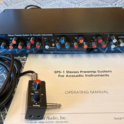 Pendulum Audio SPS-1 Preamp for Acoustic Instruments 2012 - Black image 12