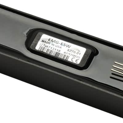 EMG E5W Slim Soapbar 5-String Bass Pickup Set, Black image 2