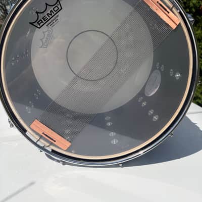 Ludwig Classic Series Hybrid 8x14" Oak/Maple Snare Drum 2010s - Black image 3