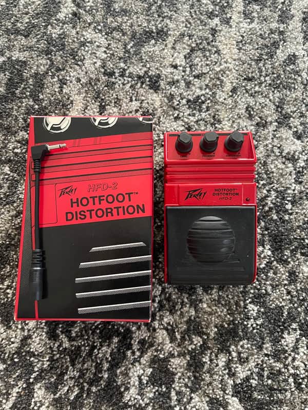 Peavey HFD-2 Accelerator Hot Foot Distortion Vintage Guitar Effect