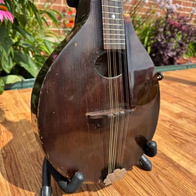 1920s Gibson Junior Style A-Jr Mandolin w/ Gibson HSC image 9