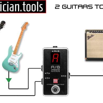 Musician.Tools A/B Passive Foot Switch for Guitar, Bass or Keyboard & 9V power adapter image 5