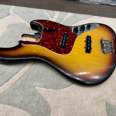 Vintage 1971 Fender Jazz Bass loaded body 1970s Original image 4