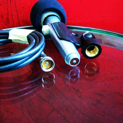 Vintage 1960's Shure PE585V dynamic cardioid microphone Hi Z w accessories PE585 585SA 585SAV # 2 image 15