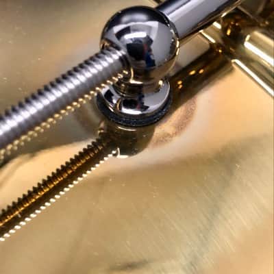 Ludwig 6.5x14 Super Brass LB403T w/ Tube Lugs / B-Stock image 7