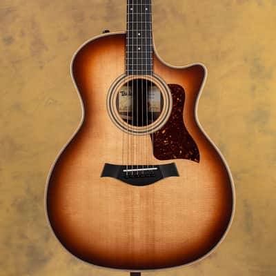 2025 Taylor 414ce Studio Acoustic Electric Guitar Sunburst image 3