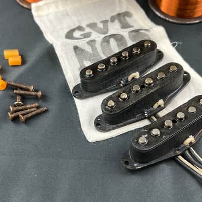 General Vintage Tone NOS Handwound For Stratocaster 50’s Magnet wire “ The Wheeler Chicago “ Heavy image 8