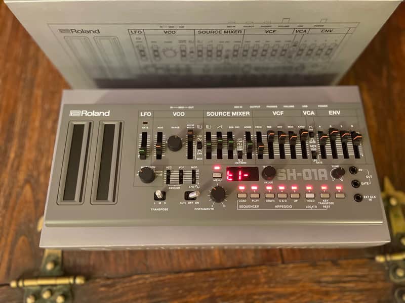 Roland SH-01A Boutique Series Monophonic Synthesizer Module 2017 - Present - Gray image 1