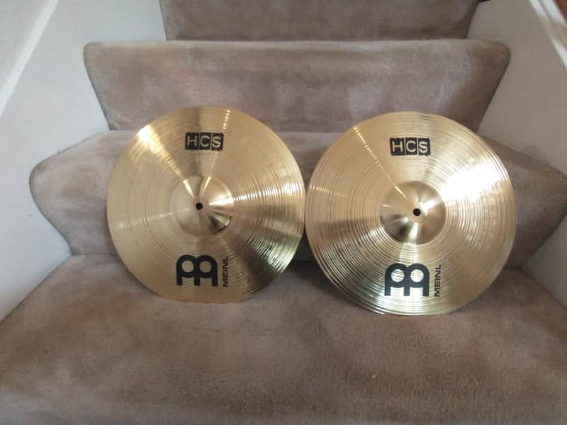 Meinl HCS 14 in hi-hat cymbals nicely matched set mint open box! image 1