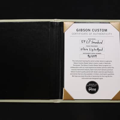 Gibson Custom Shop Made 2 Measure 1959 Les Paul Standard Reissue, Ultra Light Aged Iguana Burst 019 image 13