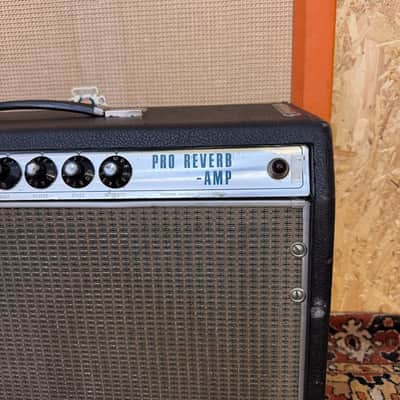 Vintage 1969 Fender Pro Reverb USA Drip Edge 2x12 Valve Amplifier Combo *1960s* image 4