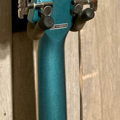 New D'Angelico Premier DC Semi-Hollow Double Cut, Stop-Bar Tailpiece, Ocean Turquoise, Buy Indie! image 12