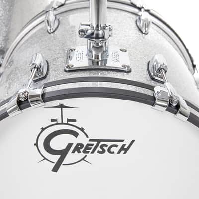 Gretsch GR808.037 GB-J483-012 Shell set USA Brooklyn 18" BD Sparkling Silver image 2