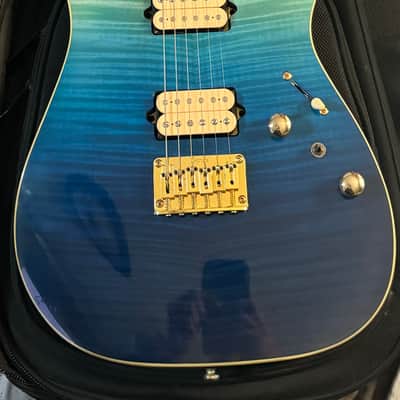 Ibanez RG421HPFM 2019 - Present - Blue Reef Gradation image 5