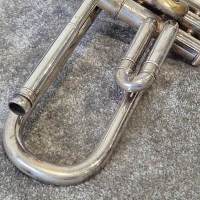 Miraphone Silver Trumpet - Bb Trumpet - Fair w/ Hard Case image 4