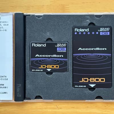 Roland SL-JD80-08  Accordion ROM Card SET // JD-800 & 990 image 3