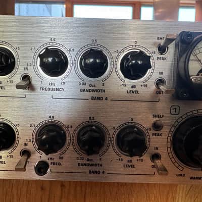 Behringer Tube Ultra-Q T1951 Vintage Series Stereo 4-Band Equalizer / Notch Filter 2000s - Silver image 3