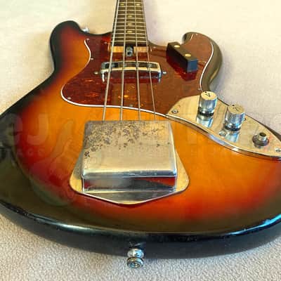 TEISCO VINTAGE JAPAN SHORT-SCALE BASS c.1968 *CLEARANCE* image 7
