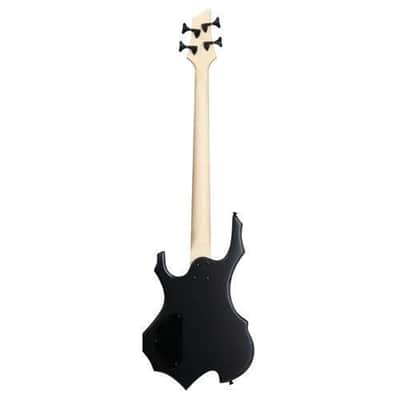 School Band Matt Electric Bass Guitar Right Handed With Accessories image 2