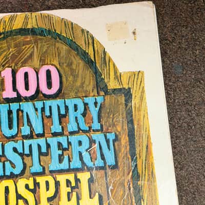 Used 100 Country Western Gospel Favorites Spiral Music Book image 3