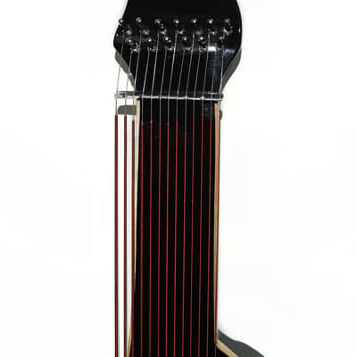 New Lviv Bandura with Levers 63 Strings Folk Musical Instrument Chernigiv Type Black, made in Ukraine Amazing Sound! image 3