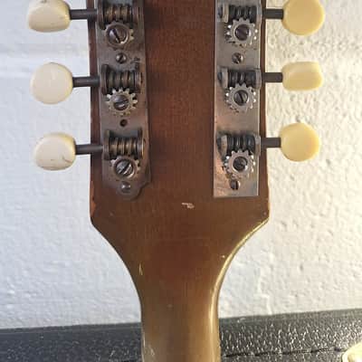 Vintage Strad-o-lin A Style Mandolin 1940's - Dark Tobacco Sunburst image 6