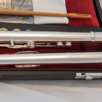 Yamaha YFL-561H (now 667H) Professional Flute All Silver Open-hole *Made in Japan *Cleaned & Serviced image 6