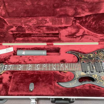 Ibanez JEM77-FP2 Steve Vai Signature 2010 - 2018 - Black Floral Pattern 2 image 10