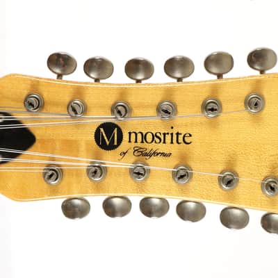 Vintage Mosrite 4x12 Double Neck Electric Bass & 12 String Guitar w/ OHSC Ink Blue Custom Order One of a Kind! image 10