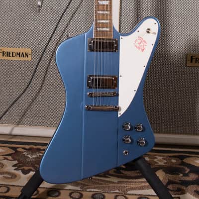 Gibson Firebird V Reissue Pelham Blue 2002 owned by Chris Shiflett image 8