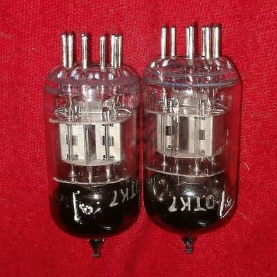 Matched pair Voskhod 6n2p-EV tubes nos image 3