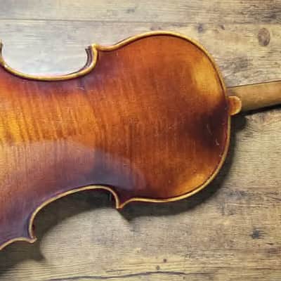 1965 |W.GER| E.R. Pfretzschner Strad Copy 4/4 Violin | Caspari Pegs | Baroque Bridge | Dominant | image 3