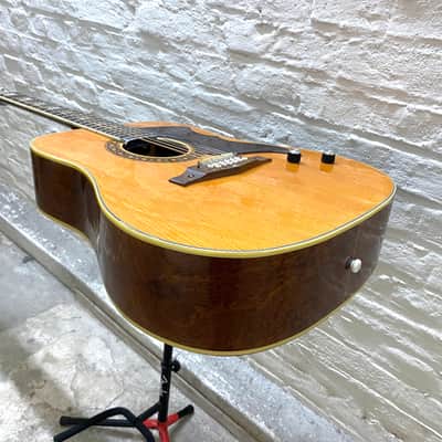 🎸 EKO RANGER 12 ELECTRA / 1974 / natural / acoustic guitar / vintage & rare image 15