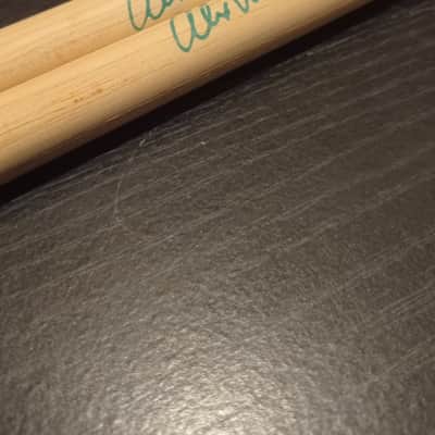Regal Tip RARE/ Collectable Alex Van Halen signature drum sticks 90s - Lacquered selected Hickory image 8