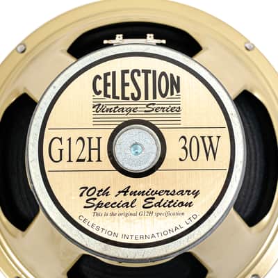 Celestion G12H 70th Anniversary 12” Guitar Speaker – 30W, 16Ω, Classic Rock Revival image 3